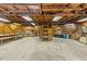 Interior view of Geodesic dome home featuring the unadorned wooden framework at 4018 Moon Lindley Rd, Snow Camp, NC 27349