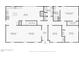 Floor plan depicts a one-story home with kitchen, bedrooms, dining and Gathering rooms at 4815 Oak Park Rd, Raleigh, NC 27612