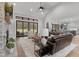 Open-concept living area with fireplace and seamless flow to the kitchen and outdoor space at 482 Emily Ln, Chapel Hill, NC 27516