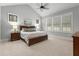 Spacious main bedroom with vaulted ceilings, natural light, and neutral carpet at 482 Emily Ln, Chapel Hill, NC 27516