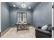 Office space featuring a dark wood desk and neutral colors, creating an ideal workspace at 482 Emily Ln, Chapel Hill, NC 27516