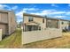 Backyard featuring a fence and view of the house at 520 Brier Crossings Loop, Durham, NC 27703
