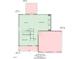 The first-floor plan features an open layout including a kitchen, living room, dining area, and half bath at 62 Narmada Ct, Zebulon, NC 27597