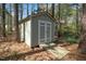 A well maintained shed providing additional storage, complementing the property's exterior at 704 Emory Dr, Chapel Hill, NC 27517