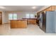 Open kitchen showcasing wooden cabinets, stainless steel appliances, and ample counter space at 808 N Franklin Dr, Sanford, NC 27330