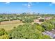 Aerial view of urban skyline with beautiful blue skies and lush green treetops at 915 S State St, Raleigh, NC 27601