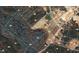 Property map with vineyard and wooded acreage, pond, and bordering roads, offering a blend of natural beauty and accessibility at 97 Bailey Rd, Coats, NC 27521