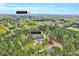 An overhead view showcases 1165 Shonele Ln near the South Granville CC, surrounded by nature and residential properties at 1165 Shonele Ln, Stem, NC 27581