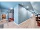 This home gym features a full set of equipment with natural lighting to create the perfect workout area at 1165 Shonele Ln, Stem, NC 27581