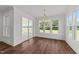 Bright dining room with sliding doors and view to back yard at 125 Summerlin Dr, Clayton, NC 27527