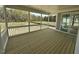 A screened in porch with a nice view of the outdoors at 125 Summerlin Dr, Clayton, NC 27527