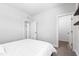 Neutral bedroom featuring carpet, neutral walls, and white trim and doors at 139 Pronghorn Deer Ct, Garner, NC 27529