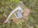Aerial view of home showcasing driveway at 15101 Aiken Rd, Wake Forest, NC 27587