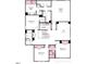Detailed second floor plan highlighting the owner's suite, bedrooms, bathrooms, loft, and laundry room at 1729 Clydner Dr, Cary, NC 27523