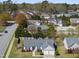 Desirable neighborhood location with mature trees and landscaping; view from above at 1905 Maple Sugar Ln, Fuquay Varina, NC 27526