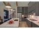 Spacious kitchen with stainless appliances, gray cabinets, ample counter space, and an open layout at 2108 New Hope Church Rd, Chapel Hill, NC 27514