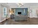 Comfortable living room featuring ample seating, stylish decor, and a cozy ambiance at 211 Azalea Gaze Dr, Youngsville, NC 27596