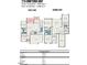 Detailed floor plan showcasing the layout of the first and second floors with dimensions at 215 Bonterra Way, Chapel Hill, NC 27516