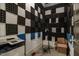 Soundproofed music studio with acoustic foam panels, microphone, and professional recording equipment at 215 Bonterra Way, Chapel Hill, NC 27516