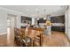 Spacious eat-in kitchen with a large island perfect for gathering and entertaining at 216 Ocean Jasper Dr, Holly Springs, NC 27540