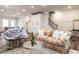 Spacious living room offering hardwood floors and an open floor plan concept at 2456 Tonoloway Dr, Raleigh, NC 27610