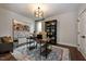 Inviting home office with hardwood floors, area rug, and modern furniture at 315 Gilliland Rd, Siler City, NC 27344
