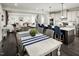 Open concept floor plan with a kitchen island and dining area at 801 Walker Ridge Way, Willow Springs, NC 27592