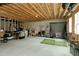 Spacious unfinished basement, ready for customization with ample room and natural light at 853 Rambling Oaks Ln, Holly Springs, NC 27540