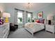 Bright bedroom with colorful decor and large windows at Lot 1 Northpointe Farms Trl, Efland, NC 27243