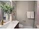 Elegant bathroom with a modern sink, stylish decor, and a serene atmosphere at Lot 2 Northpointe Farms Trl, Efland, NC 27243