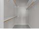 Empty walk-in closet with shelving, allowing for ample storage at 10133 Bessborough Dr, Raleigh, NC 27617
