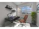 Office featuring a desk, chair, and plant at 10133 Bessborough Dr, Raleigh, NC 27617