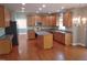 Open kitchen design with modern appliances, a functional island, and lots of storage space, perfect for entertaining at 109 Bright Shade Ct, Holly Springs, NC 27540