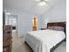 Comfortable bedroom with ensuite bathroom at 11011 Southwalk Ln, Raleigh, NC 27614