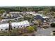 Aerial view of a retail shopping center with a variety of stores and ample parking spaces at 11011 Southwalk Ln, Raleigh, NC 27614