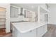 Island kitchen featuring stainless appliances, and modern finishes at 111 Artic Circle, Garner, NC 27529