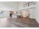Open-concept living space with hardwood floors, modern finishes, and abundant natural light at 111 Artic Circle, Garner, NC 27529