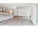 Spacious living area with modern finishes, island kitchen, and abundant natural light at 111 Artic Circle, Garner, NC 27529