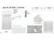 Jack & Jill bath design featuring alpine white cabinets, chrome fixtures, crushed ice paint, and Ethereal Notis Silestone at 1221 Azalea Garden Cir, Raleigh, NC 27603