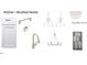 Kitchen design elements featuring white cabinets, brushed nickel hardware, pendant lights, and stylish backsplash options at 1221 Azalea Garden Cir, Raleigh, NC 27603