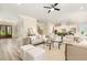 Spacious living room showcasing modern furnishings and an open-concept design at 1221 Azalea Garden Cir, Raleigh, NC 27603