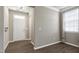 Inviting foyer with wood-look floors and a bright, welcoming ambiance at 192 Solheim Ln, Raleigh, NC 27603