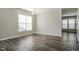Well-lit dining area with hardwood flooring and light neutral walls at 2321 Stony Bottom Dr, Raleigh, NC 27610