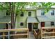 Attractive townhomes with inviting front entrances and landscaped surroundings at 308 Cedarwood Ln, Carrboro, NC 27510