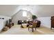 Spacious living room featuring vaulted ceiling, a ceiling fan and comfortable seating at 3530 Thorndike Dr, Wake Forest, NC 27587