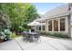 Outdoor patio with seating, perfect for entertaining or relaxing at 3530 Thorndike Dr, Wake Forest, NC 27587