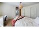 Inviting bedroom with a cozy bed, stylish decor, and a serene atmosphere, perfect for relaxation at 3705 Andoversford Ct, Wake Forest, NC 27587