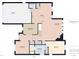 Layout of the home's first floor, including the kitchen, dining room, living room, and garage at 3705 Andoversford Ct, Wake Forest, NC 27587
