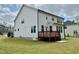 Exterior of house with a backyard deck at 3908 Bostwyck Dr, Fuquay Varina, NC 27526