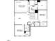 Second floor layout features the owner's suite, bath, loft, and two additional bedrooms at 426 Adams Pointe Ct, Angier, NC 27501